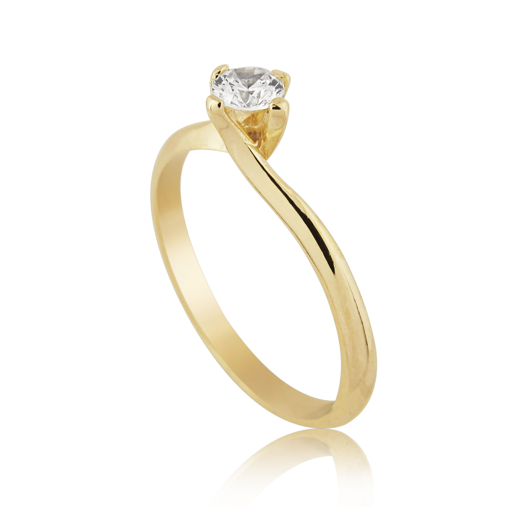 0.15ct Twist Style Engagement Ring
