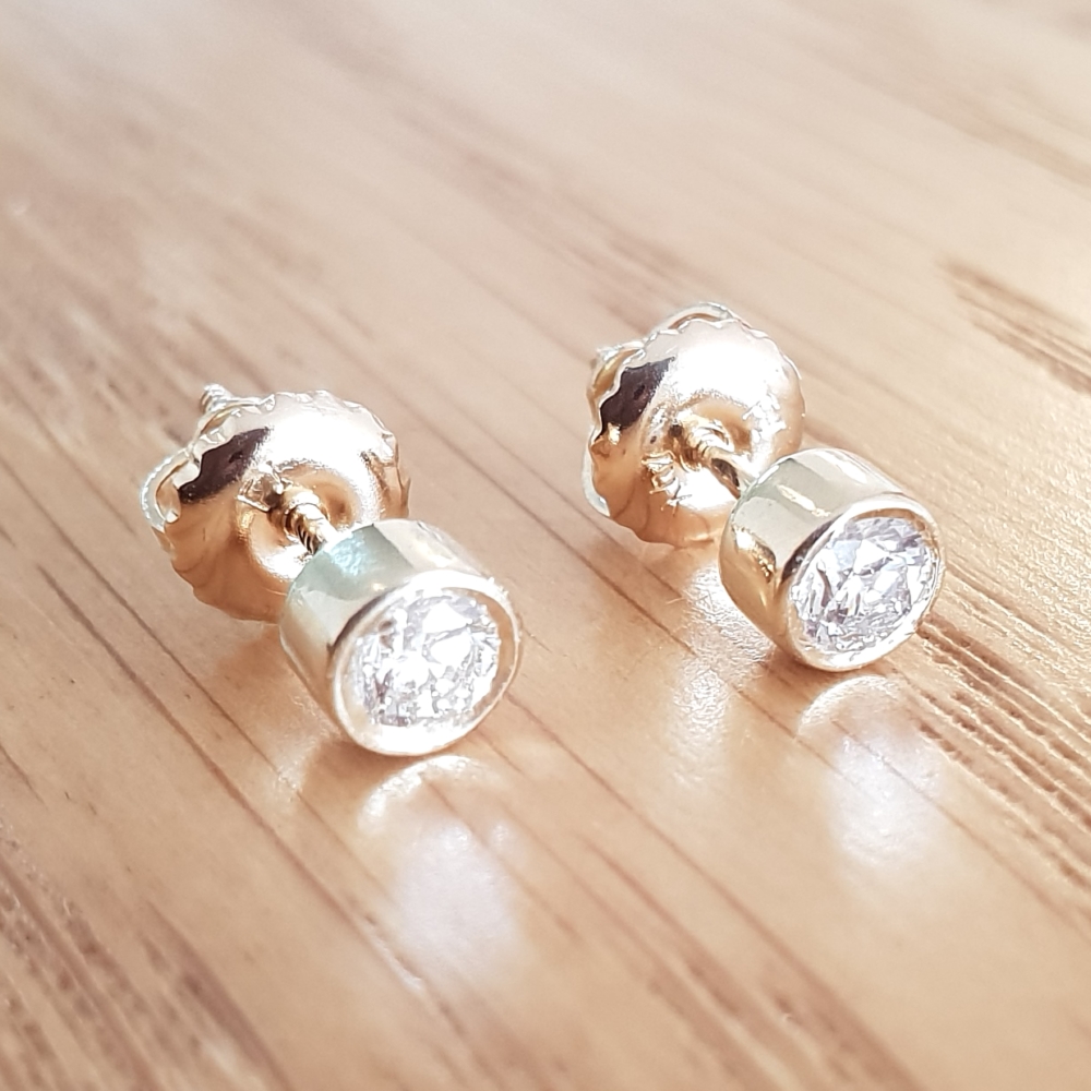14K Gold 0.30ctw Diamond Stud Earrings