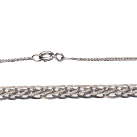 20" Length 14K 0.8mm Spiga Gold Chain