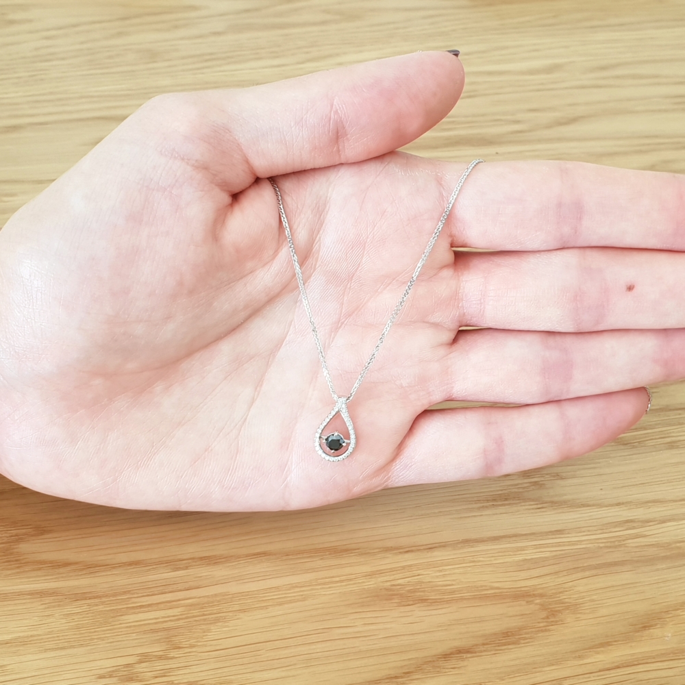 Realistic picture of Hanging Around Diamond Pendant