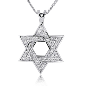 עוד תמונה אמיתית של תליון מגן דוד זהב יצוק 2 ס