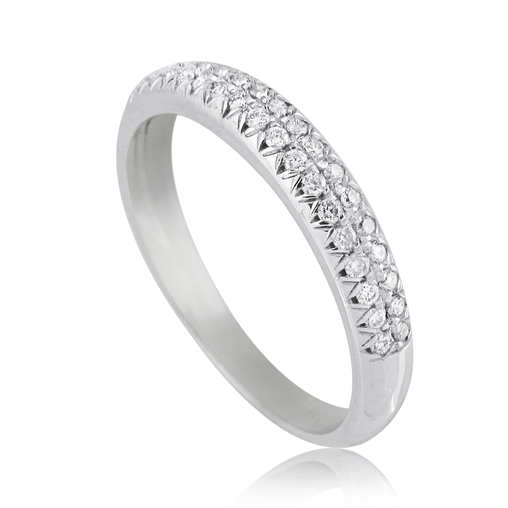 Realistic picture of Diamond Gold 0.20ctw - Half Eternity Ring