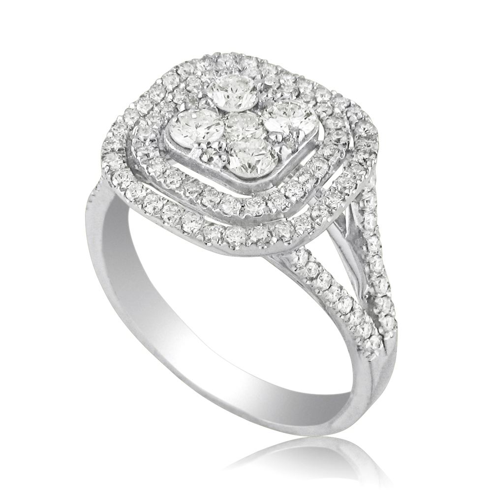 A prestigious diamond ring