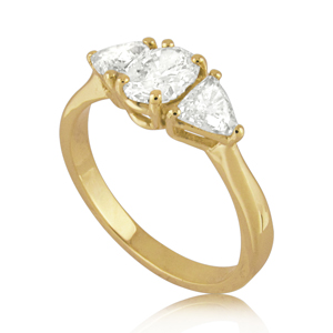 Diamond Ring- 1.00 ct- 3 Diamonds