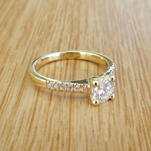 14K Gold 0.75ctw Diamond Engagement Ring
