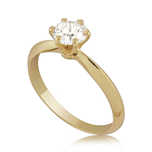  A Perfect Classic Six-Prong Engagement Ring 