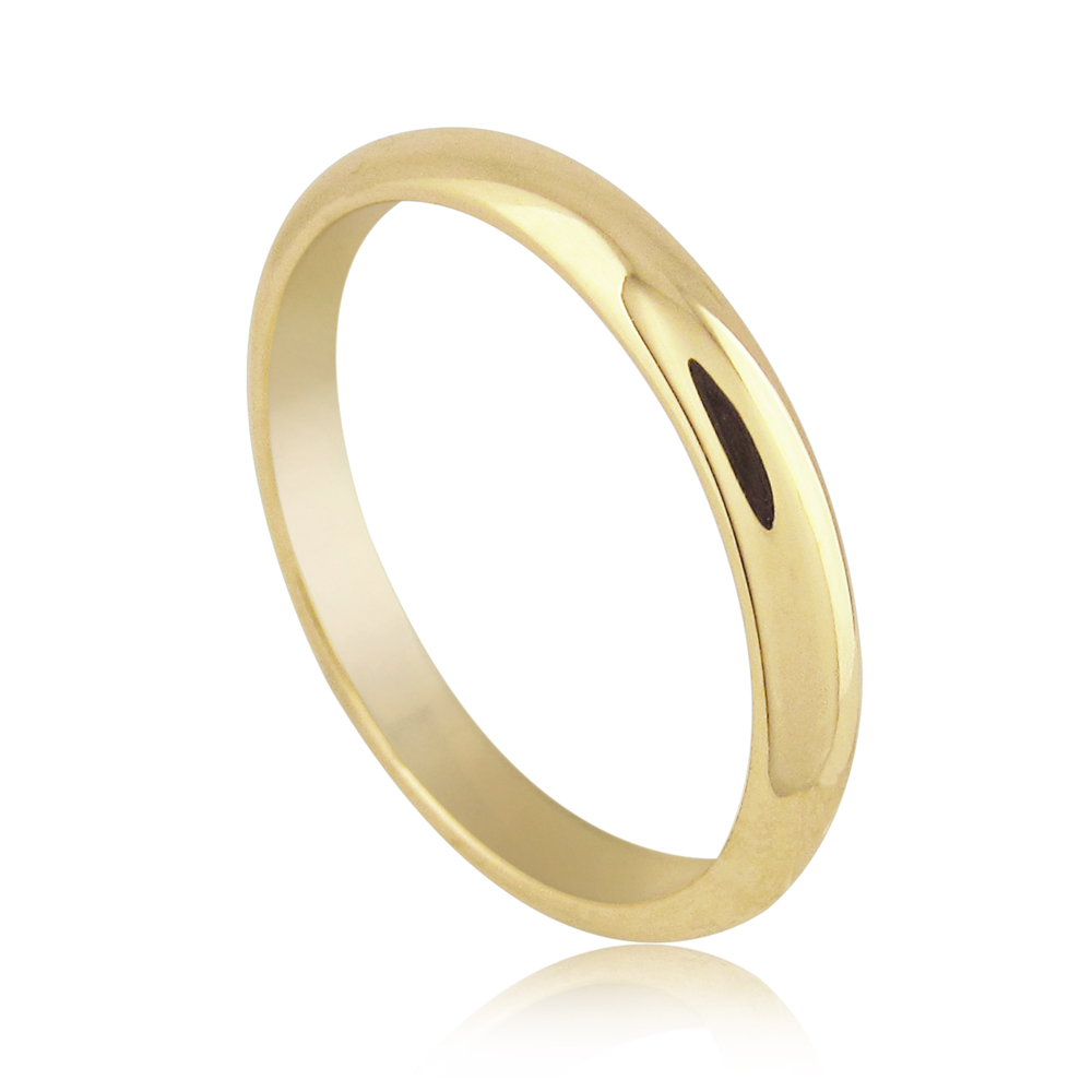 Classic Wedding Ring in 14k Yellow Gold