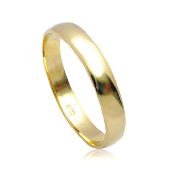 טבעת נישואין זהב קלאסית פשוטה ובמחיר זול במיוחד