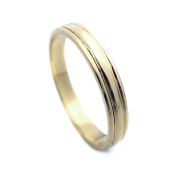טבעת נישואין זהב 14K מתאימה לגבר ולאישה